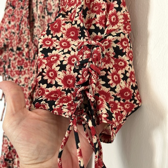 NWT Free People Laced Up Mini Dress - Picture 6 of 10